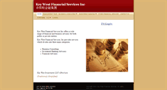 Desktop Screenshot of keywestfinancials.com